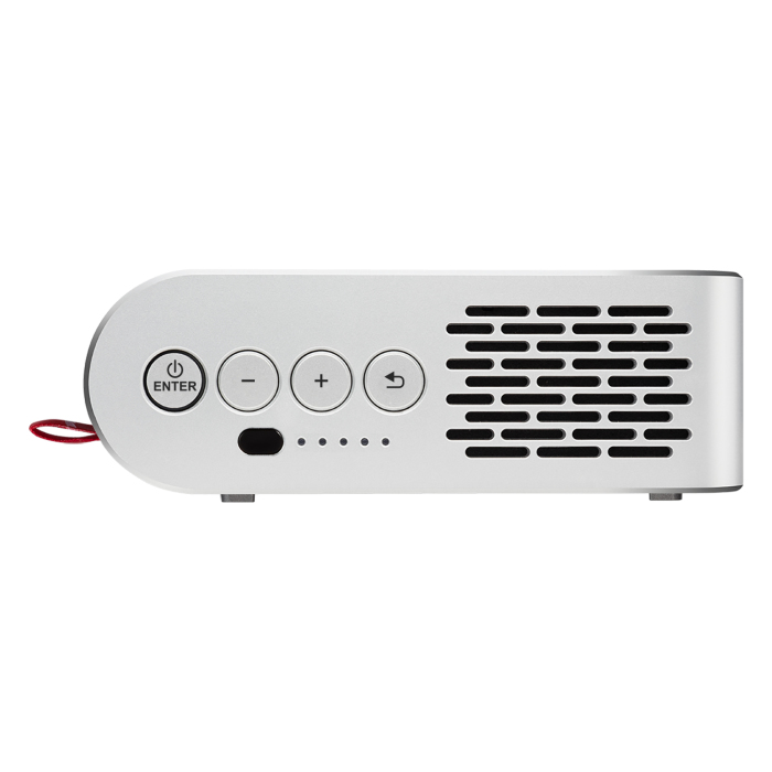 Viewsonic M1+-2 data projector Standard throw projector 125 ANSI lumens DLP WVGA (854x480) Silver – image 5