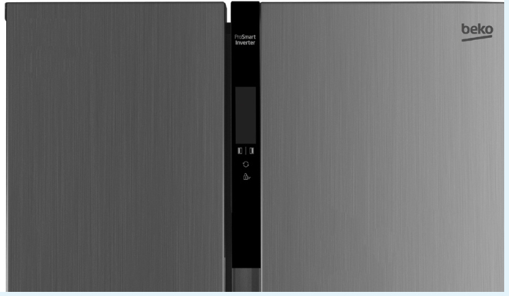 Beko GNO4332XPN side-by-side refrigerator Freestanding – image 2
