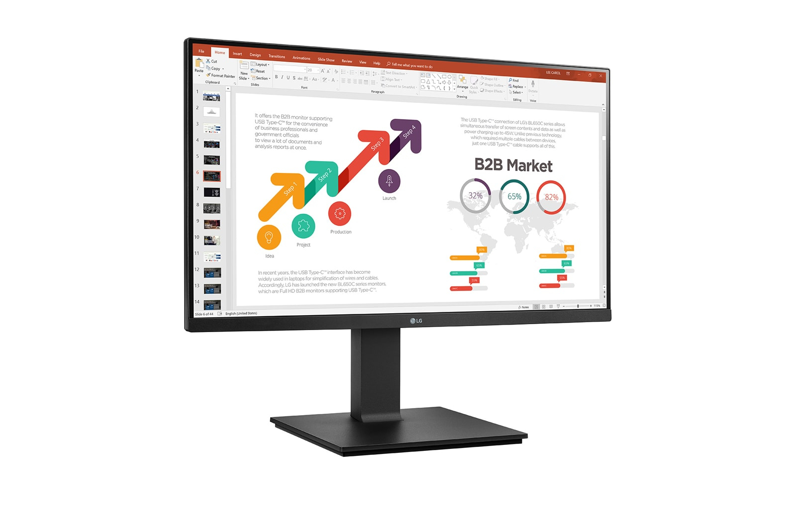 LG 24BP450S computer monitor – image 3