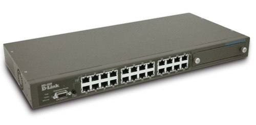 D-Link Switch 24xF+ENet RJ45+ 2uplinks