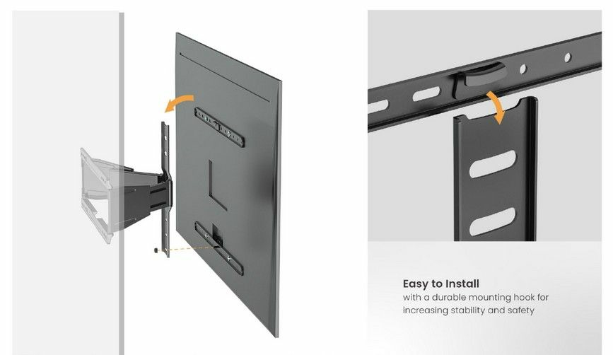 Equip 43"-90" Ultra-Slim Full Motion TV Wall Mount Bracket – image 5