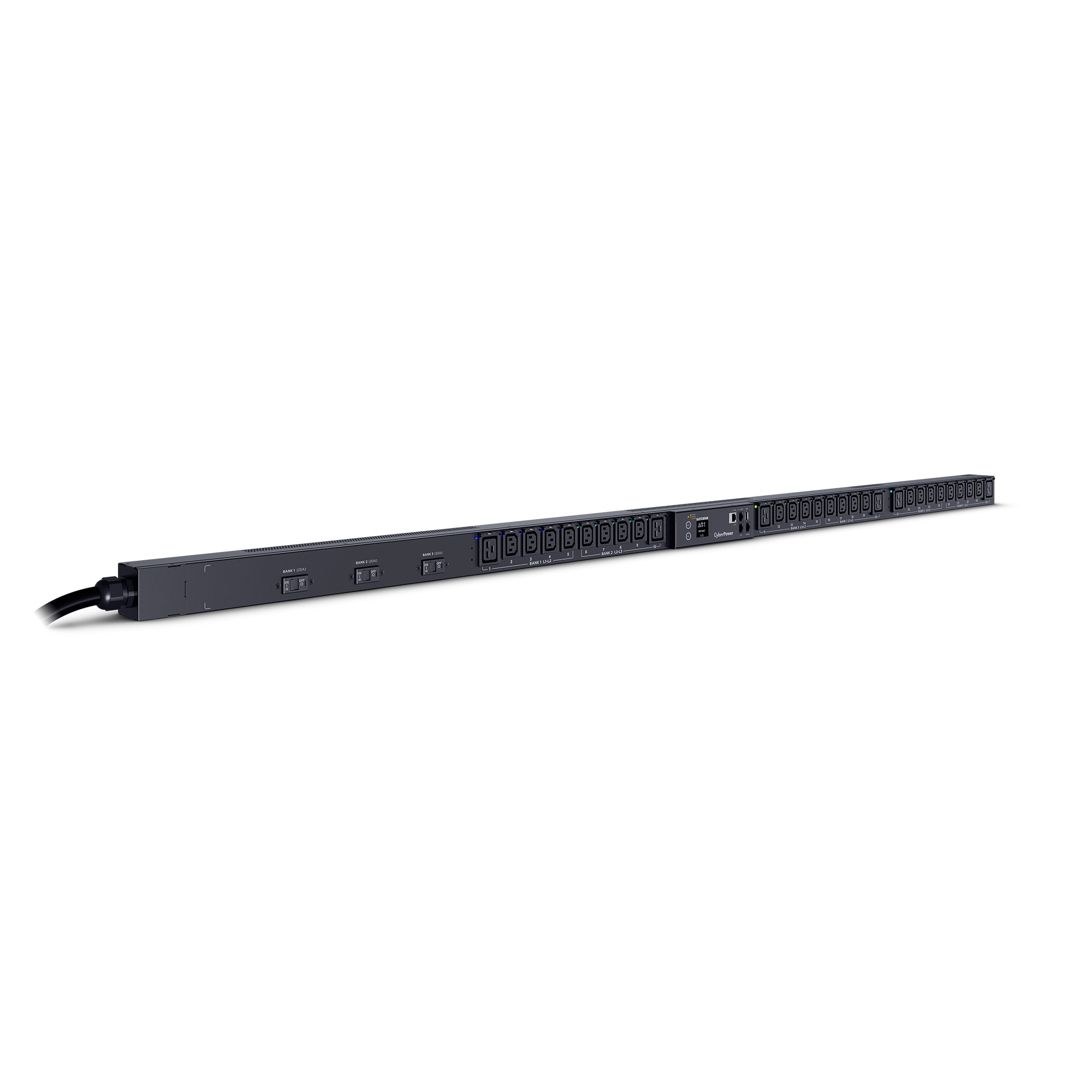 CyberPower PDU83104 power distribution unit (PDU) 30 AC outlet(s) 0U Black – image 5