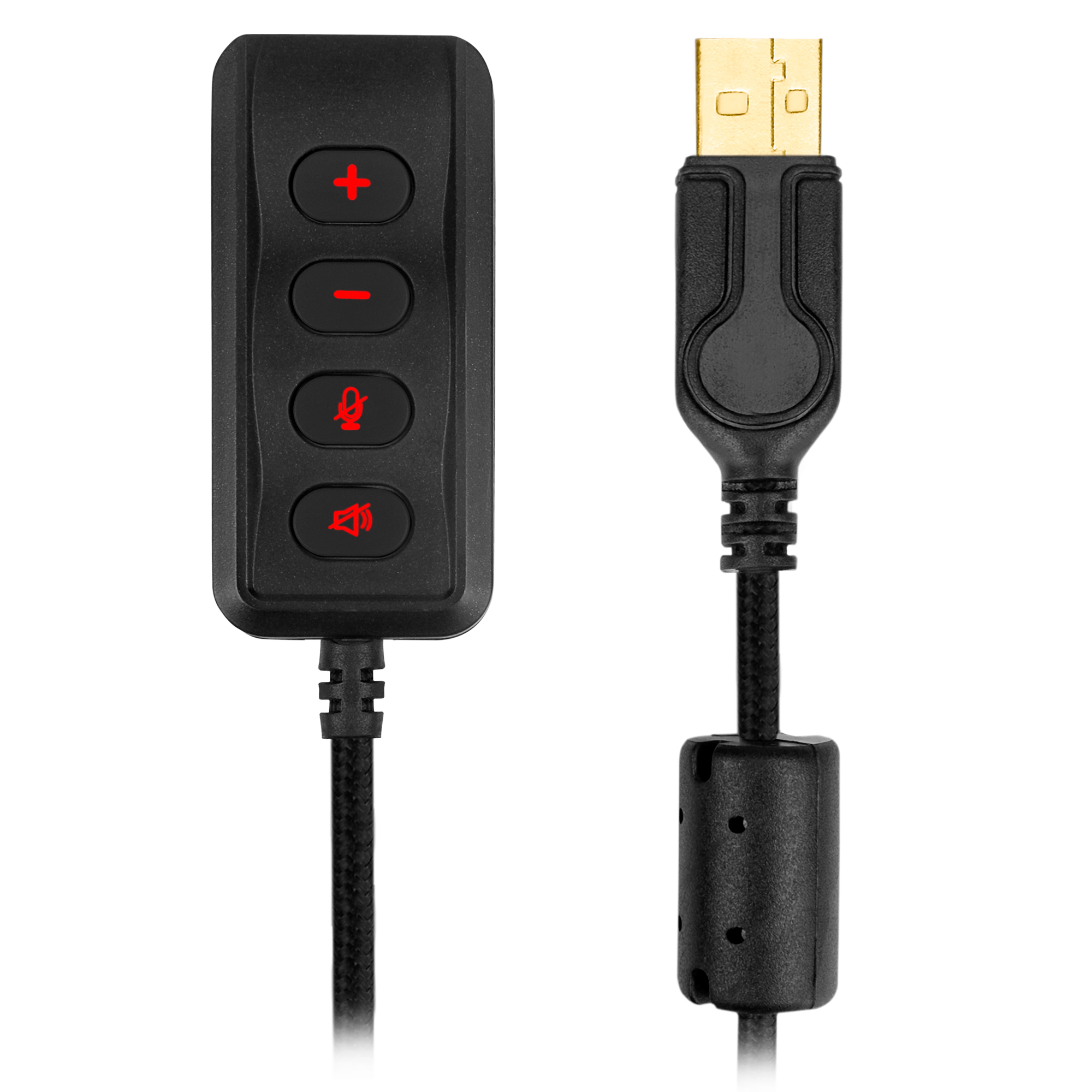 Mars Gaming MH5 headphones/headset Wired Head-band USB Type-A Black, Red – image 6