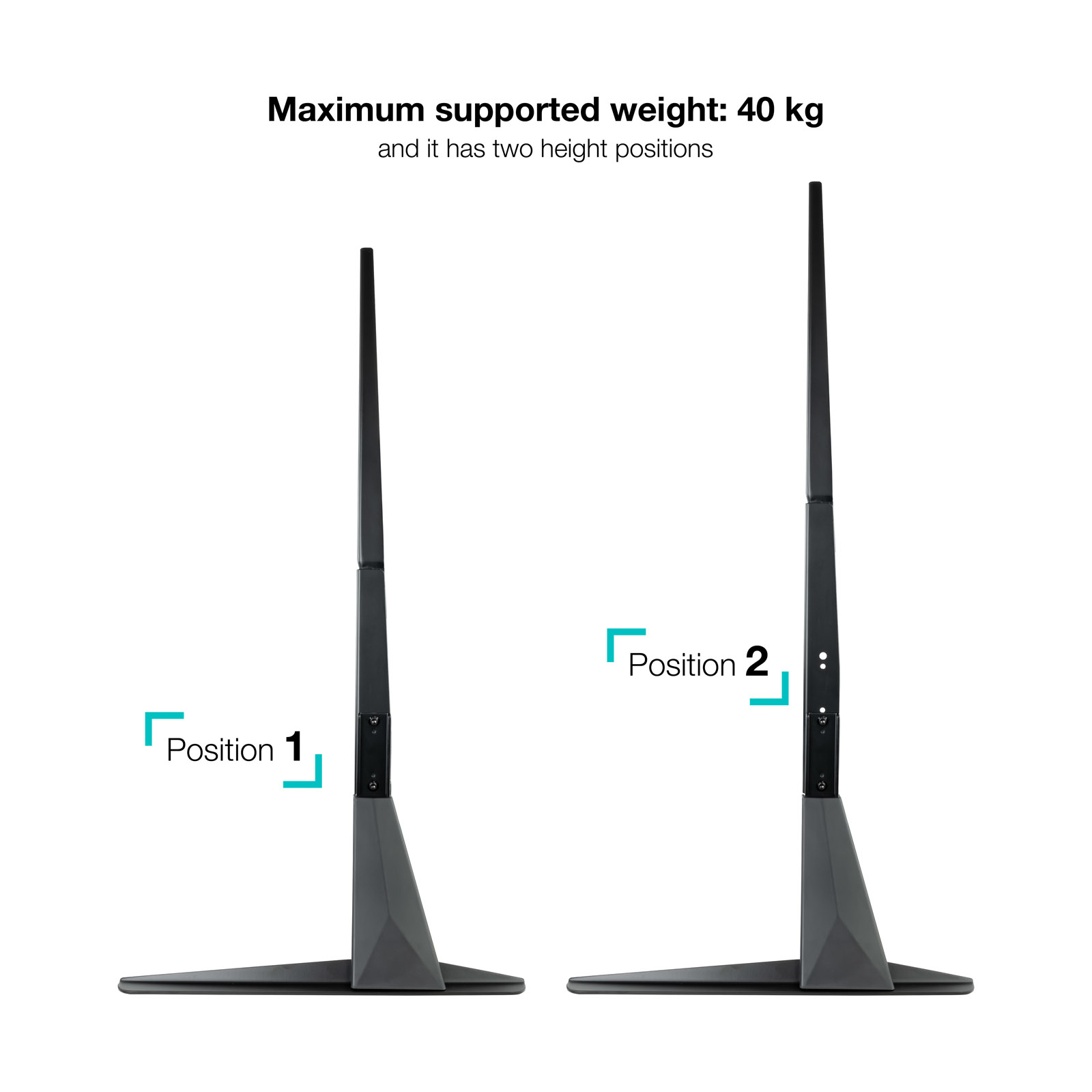 TooQ Desk stand for screens 23”-75” – image 4