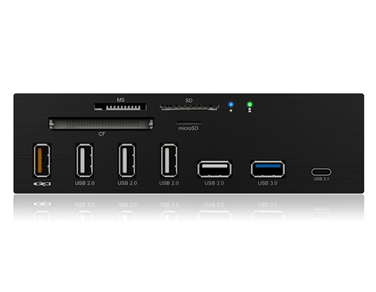 ICY BOX IB-867A card reader USB Internal Black – image 3
