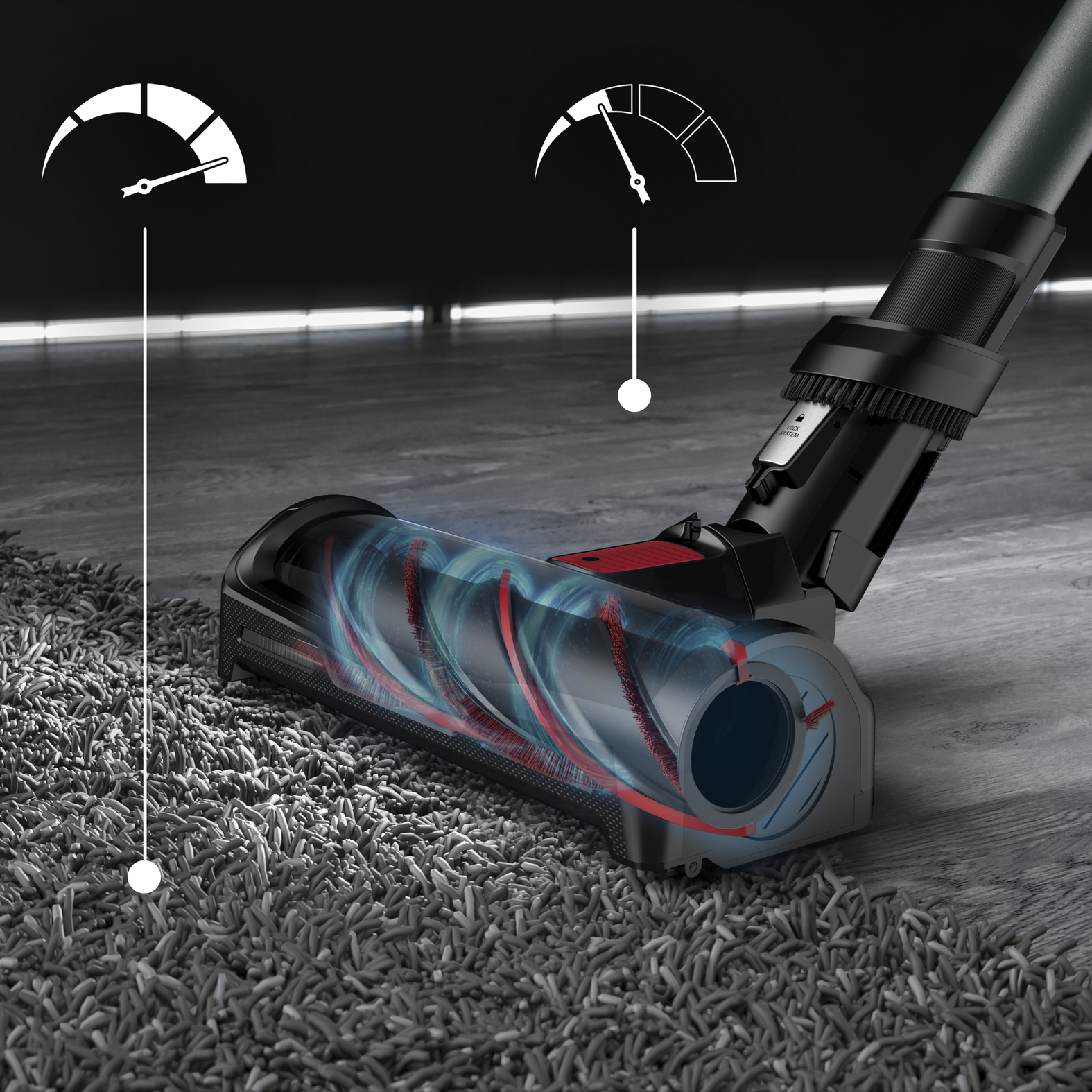 Rowenta RH98A8 2-in-1 stick vacuum Battery Dry Bagless – image 5