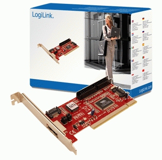 LogiLink PCI interface card e-SATA / S-ATA + IDE 1x – image 2