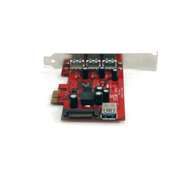 StarTech.com 4 Port SuperSpeed USB 3.0 PCI Express Card with UASP - SATA Power – image 4