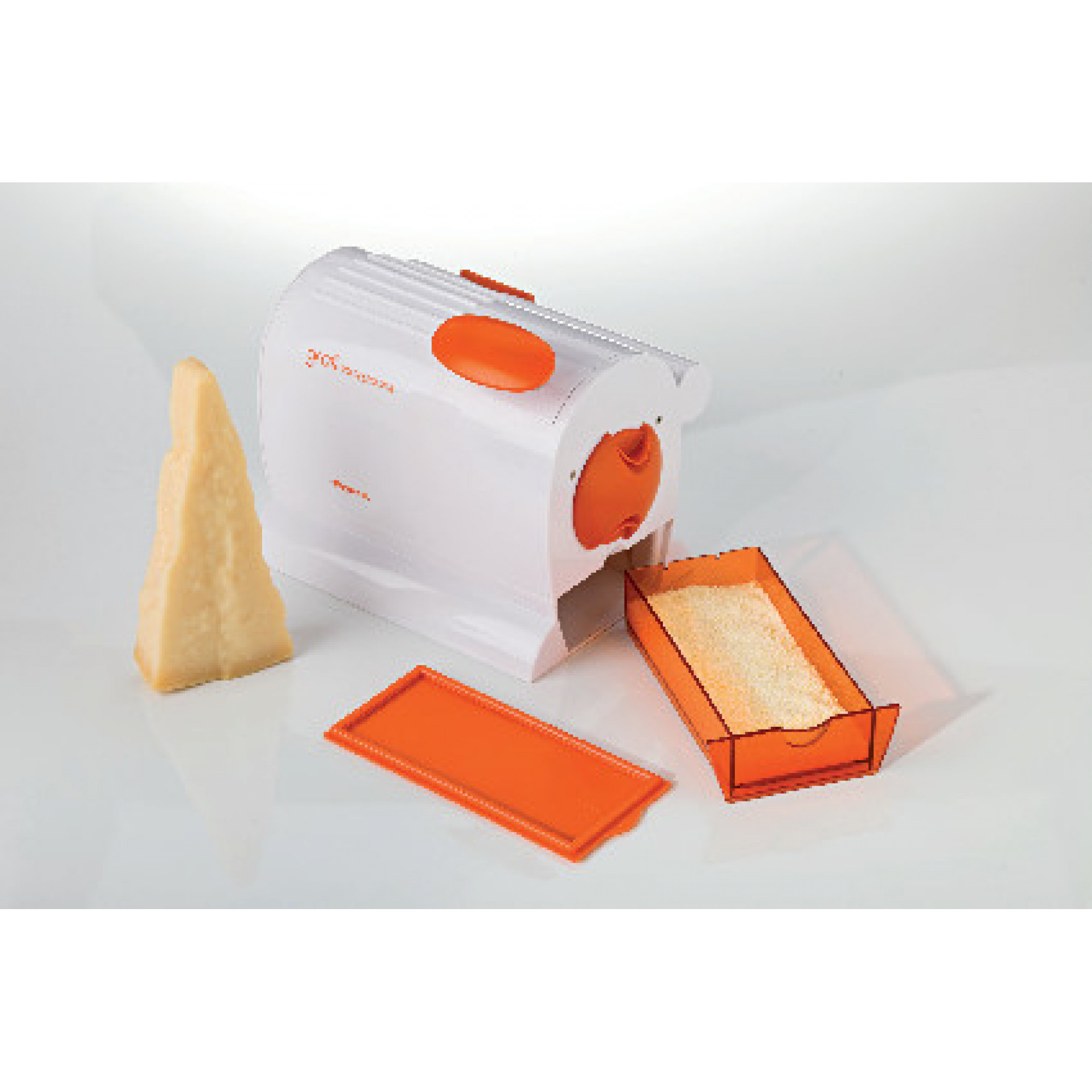 Ariete 445 Gratì Professional - Electric grater with extra-large stainless steel roller - Removable container - 120 Watt - Orange – image 2