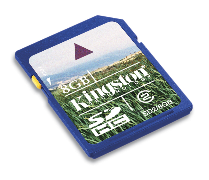 Kingston Technology 8GB SDHC Class 2 Flash Card