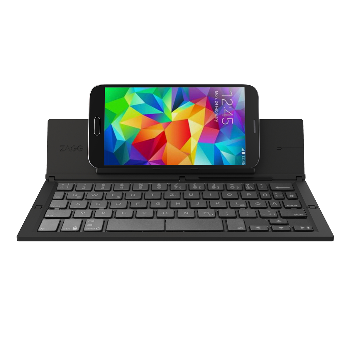 ZAGG UNIPOC-BKF mobile device keyboard AZERTY Bluetooth Black – image 5