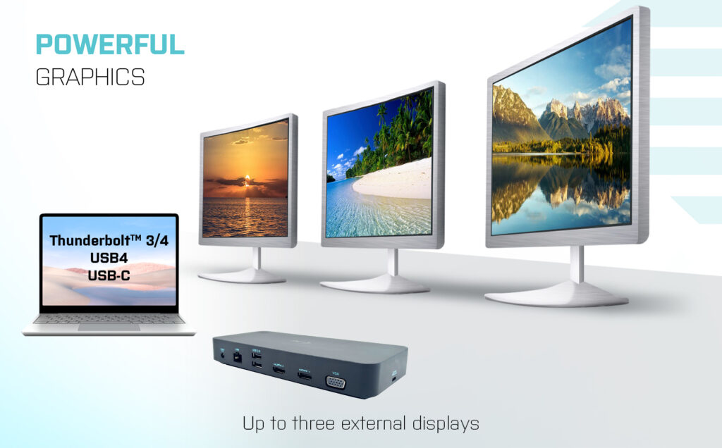 i-tec USB 3.0/USB-C/Thunderbolt, 3x Display Docking Station + Power Delivery – image 7