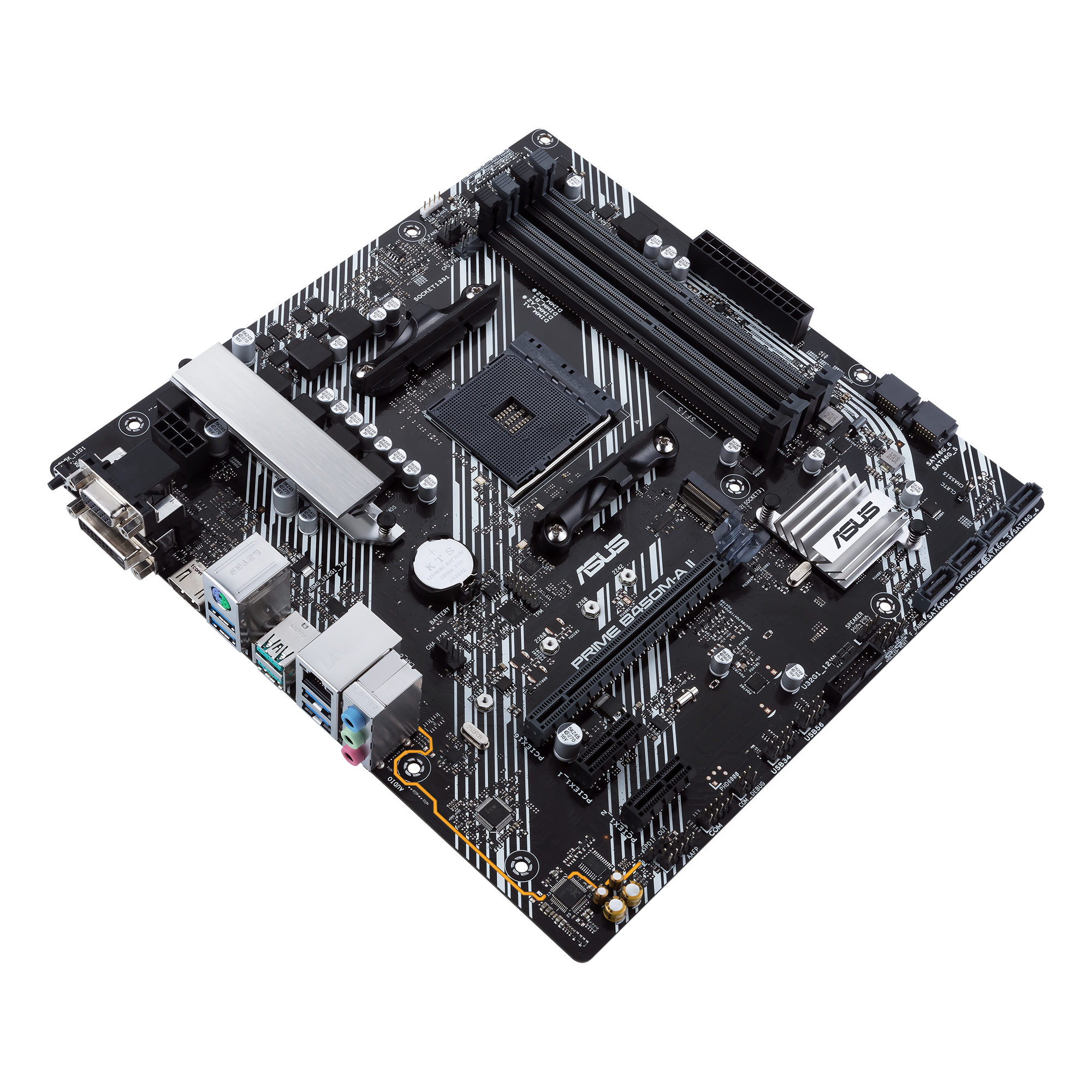 Tarjeta Madre ASUS PRIME B450M-A II/CSM - Socket AM4 - 4xDDR4 - 2133/4400(OC) MHz - HDMI - VGA - USB 2.0/3.2 - Micro ATX - PRIME B450M-A II/CSM Tarjeta Madre ASUS PRIME B450M-A II/CSM - Socket AM4 - 4xDDR4 - 2133/4400(OC) MHz - HDMI - VGA - USB 2.0/3.2 - Micro ATX - PRIME B450M-A II/CSM