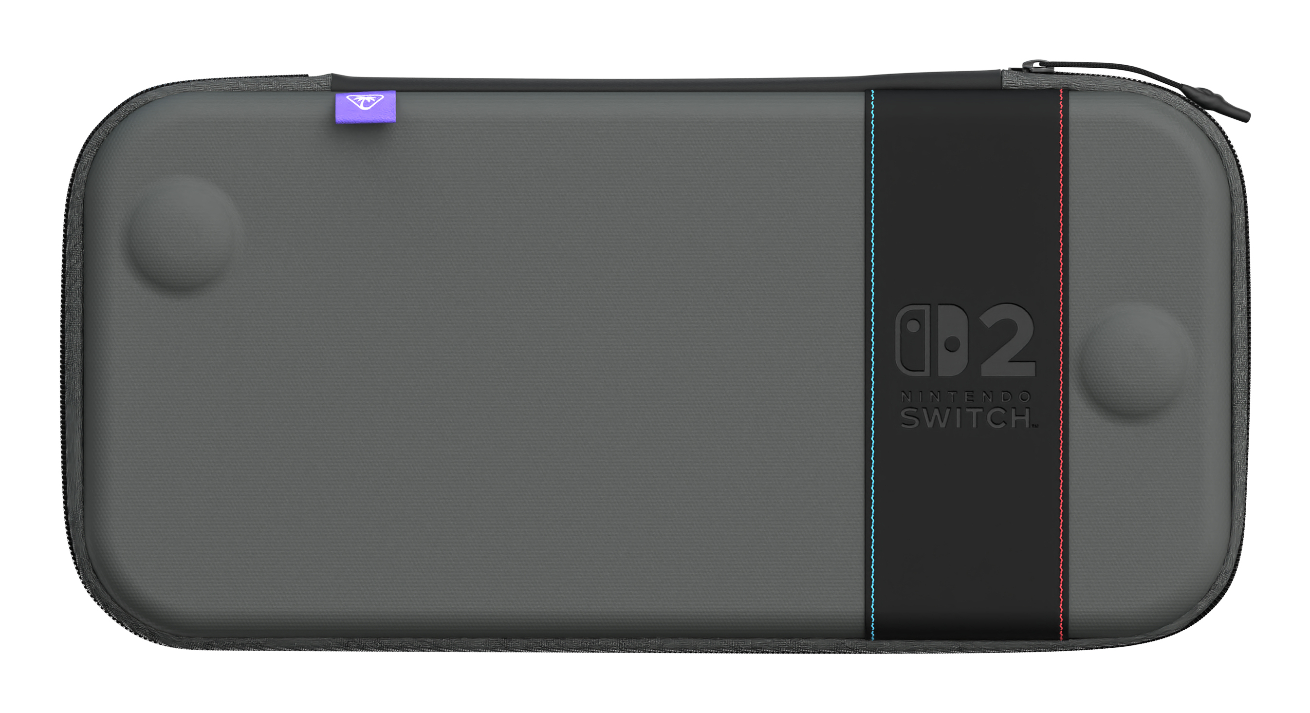 Turtle Beach PlayTrek Étui fin Charcoal Black sous licence officielle de Nintendo pour protéger votre Nintendo Switch 2