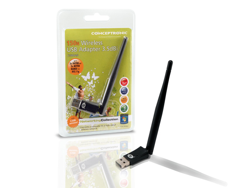 Conceptronic 150N Wireless USB Adapter 3.5dBi – image 3