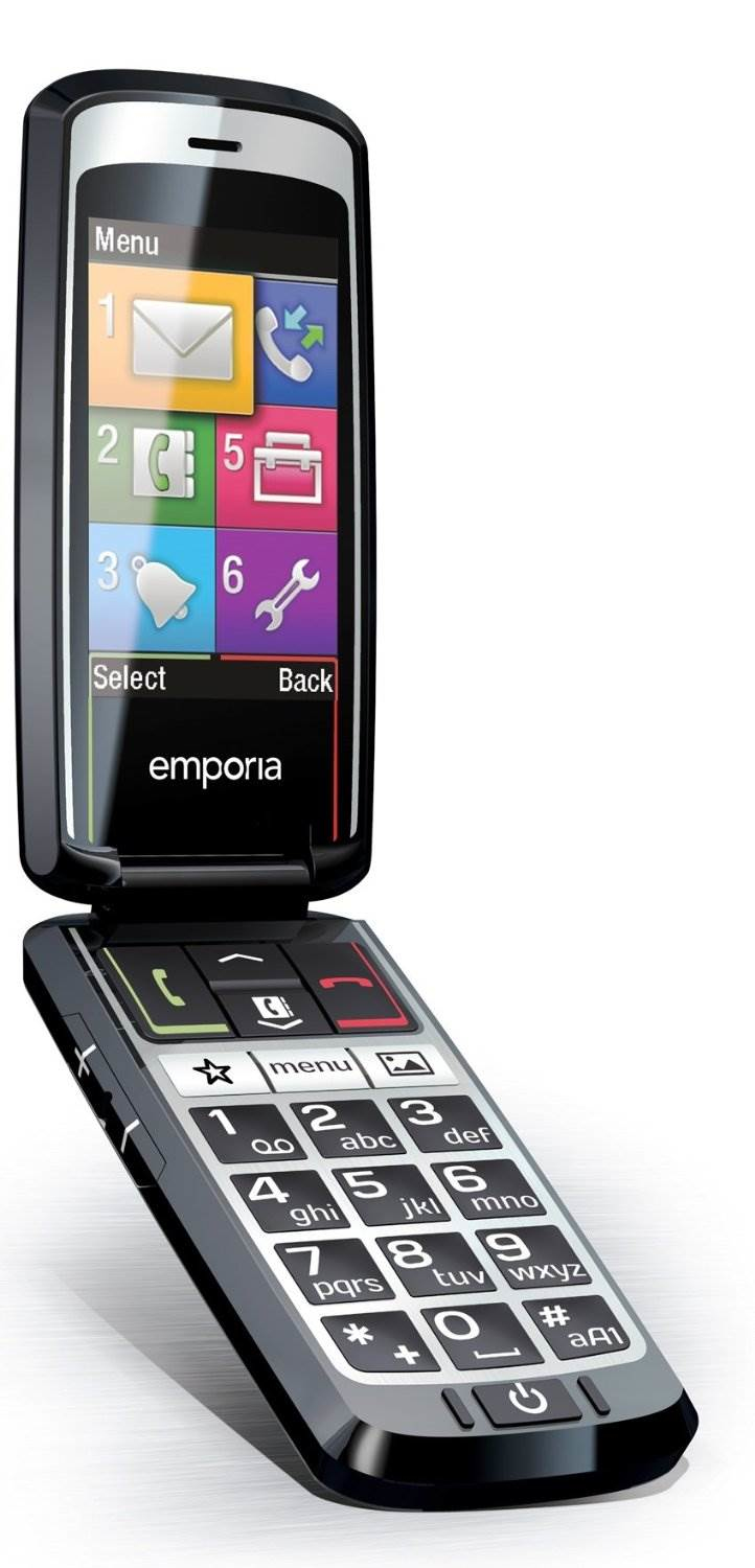 Emporia CONNECT 7.11 cm (2.8") 110 g Black, Silver Feature phone – image 5