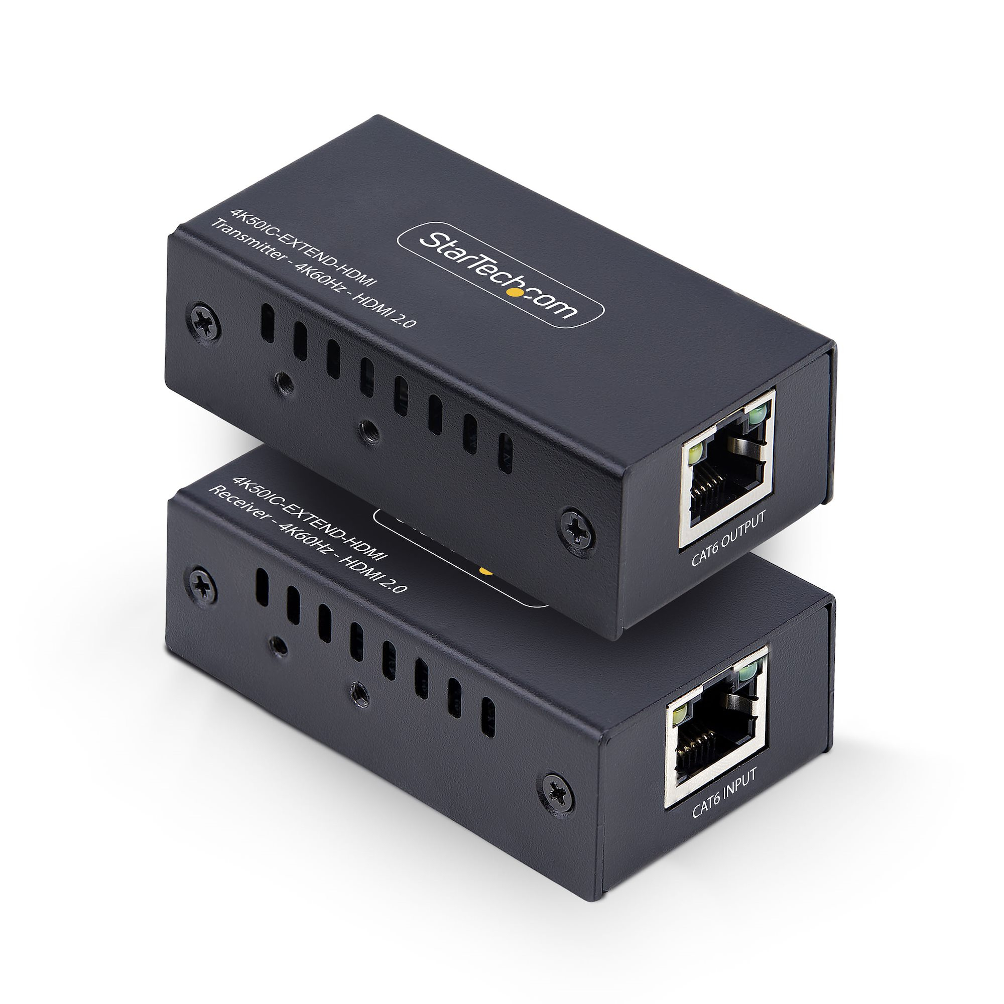 StarTech.com 4K50IC-EXTEND-HDMI moltiplicatore AV Trasmettitore e ricevitore AV Nero
