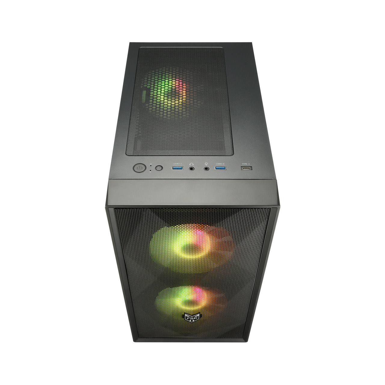 FSP CST130B computer case Mini Tower Black – image 4
