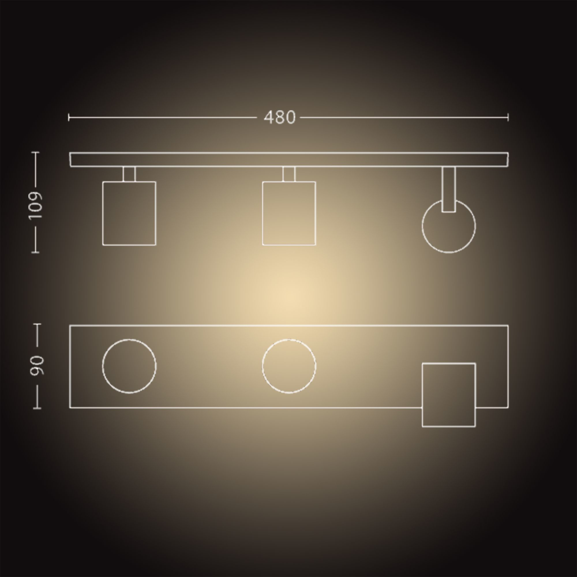 Philips by Signify Philips Hue White ambience Runner triple spotlight – image 6