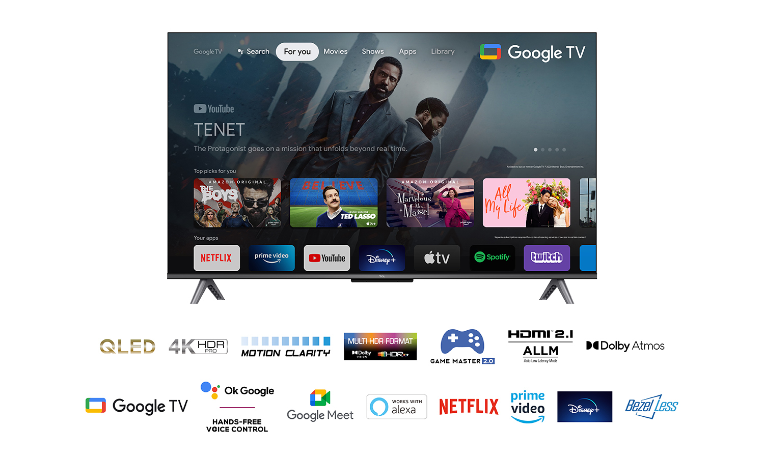 Téléviseur LED TCL 43C649 UHD 4K 108 cm Quantum Dots — photo 7