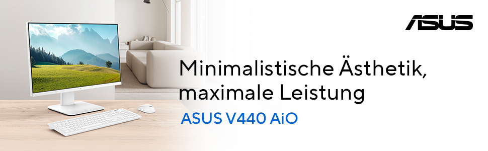 ASUS V400 AiO 24  i5-13420H  8 512  white   V440VAK-WPC953W W11H All-in-One