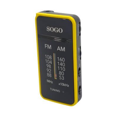 Sogo RAD-SS-8870 radio Personal Analog Yellow, Black – image 2