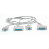 StarTech.com 6 ft. Serial Laplink Cable DB9-DB25
