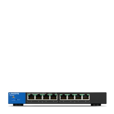 Linksys LSG308P network switch Managed L2 Gigabit Ethernet (10/100/1000) Power over Ethernet (PoE) Black