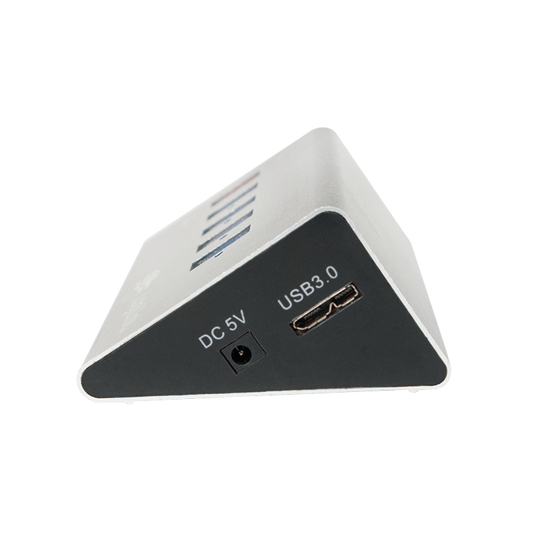 LogiLink UA0227 interface hub USB 3.2 Gen 1 (3.1 Gen 1) Micro-B 5000 Mbit/s Black – image 2