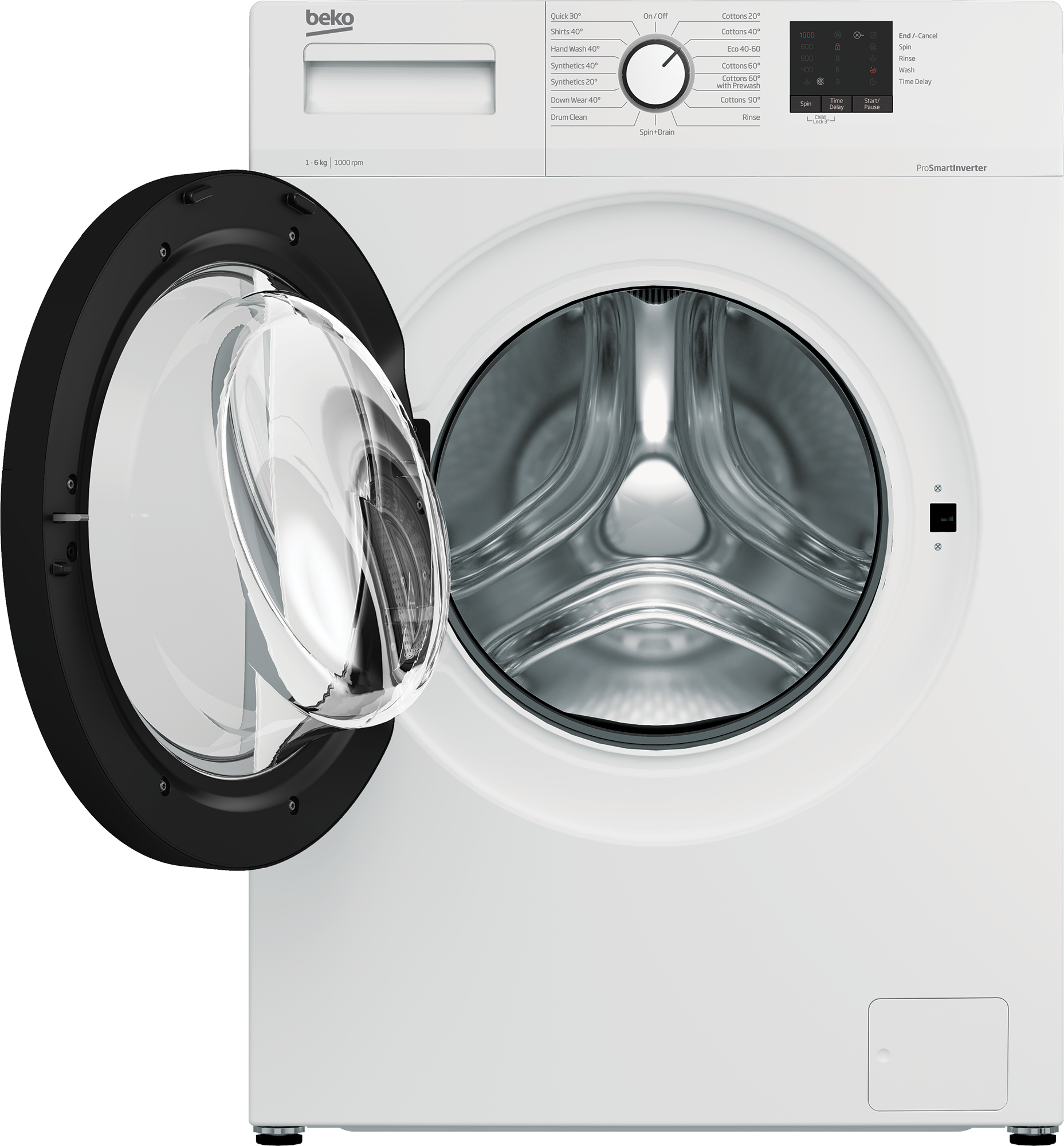 Beko WUE6511BW washing machine Front-load – image 3
