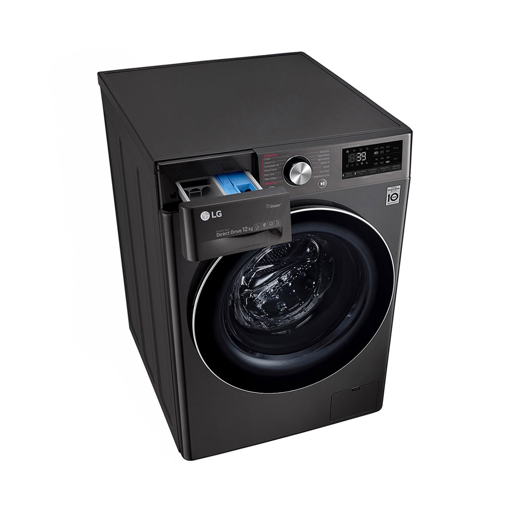 LG F4V9BCP2EE washer dryer Freestanding Front-load Black – image 6