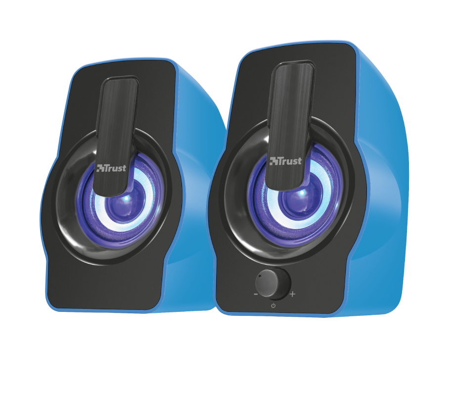 Trust Gemi Black, Blue Wired