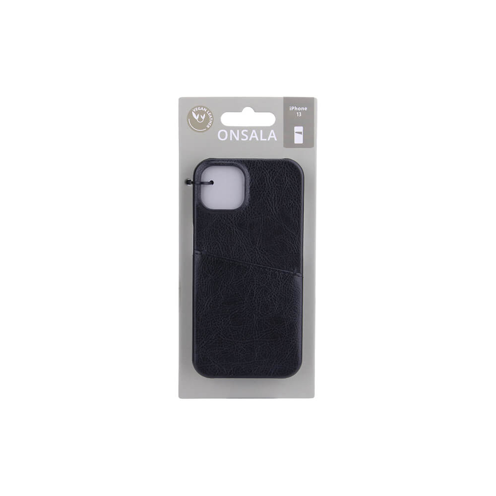 Onsala Mobile Cover Black with Cardpocket iPhone 13 – image 2