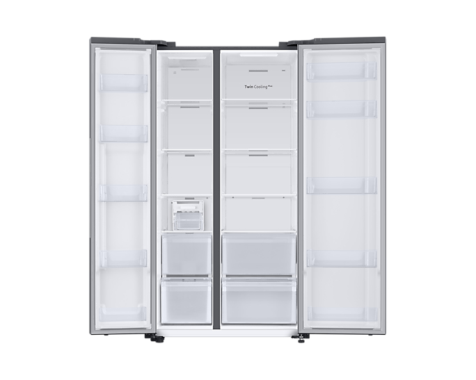 Samsung RS66A8100SL side-by-side refrigerator Freestanding Silver – image 5