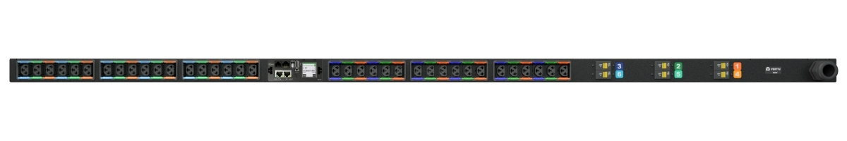 Vertiv Geist MN05M4W1-36CF13-3PS56B0A10-S-A power distribution unit (PDU) 36 AC outlet(s) 0U Black