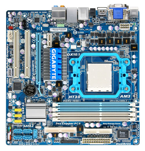GIGABYTE GA-MA785GMT-UD2H motherboard AMD