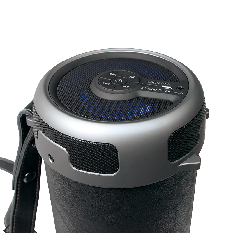 LogiLink SP0069 portable/party speaker 2.1 portable speaker system Black – image 4