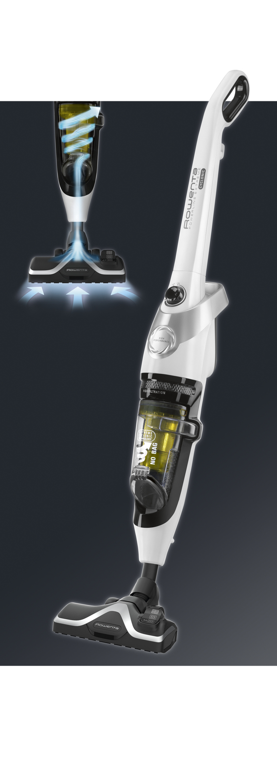 Rowenta Powerline Extreme RH8147 Stick vacuum AC Dry Micro Bagless – image 3