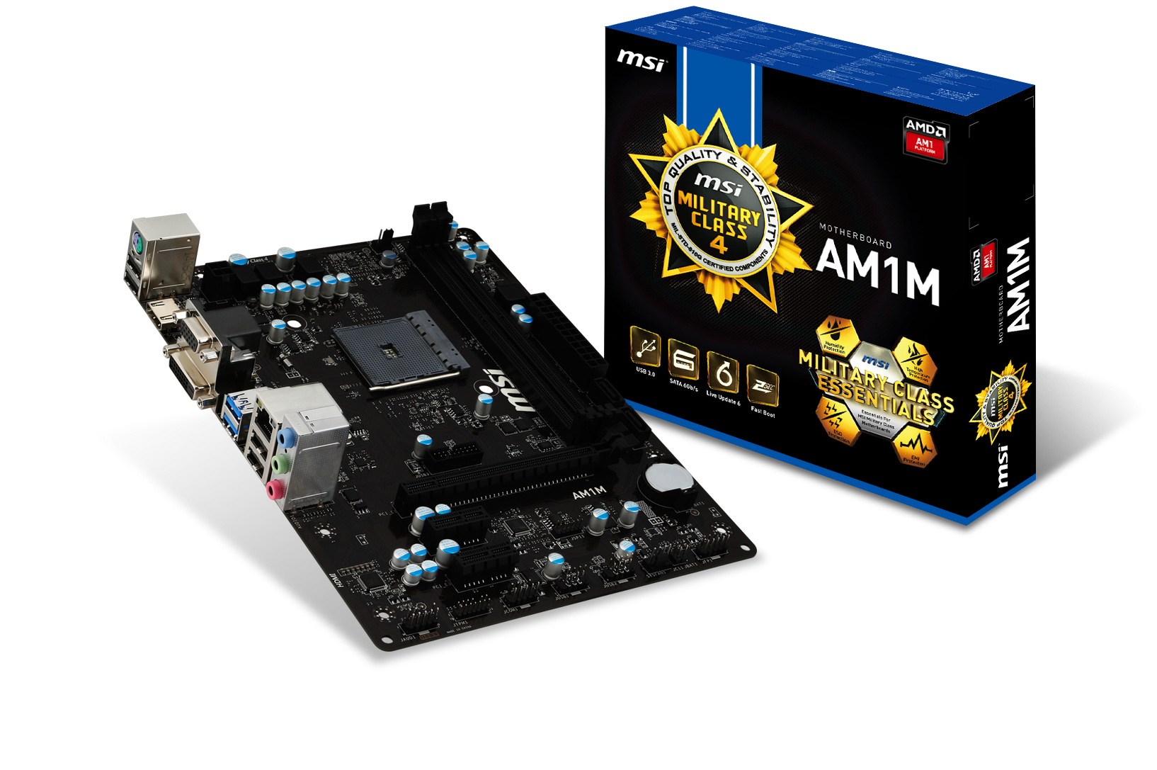 MSI AM1M motherboard Socket AM1 micro ATX – image 5