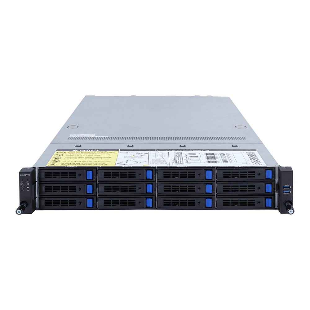 GIGABYTE R281-3C1 Intel® C621 LGA 3647 (Socket P) Rack (2U) Black, Grey – image 4