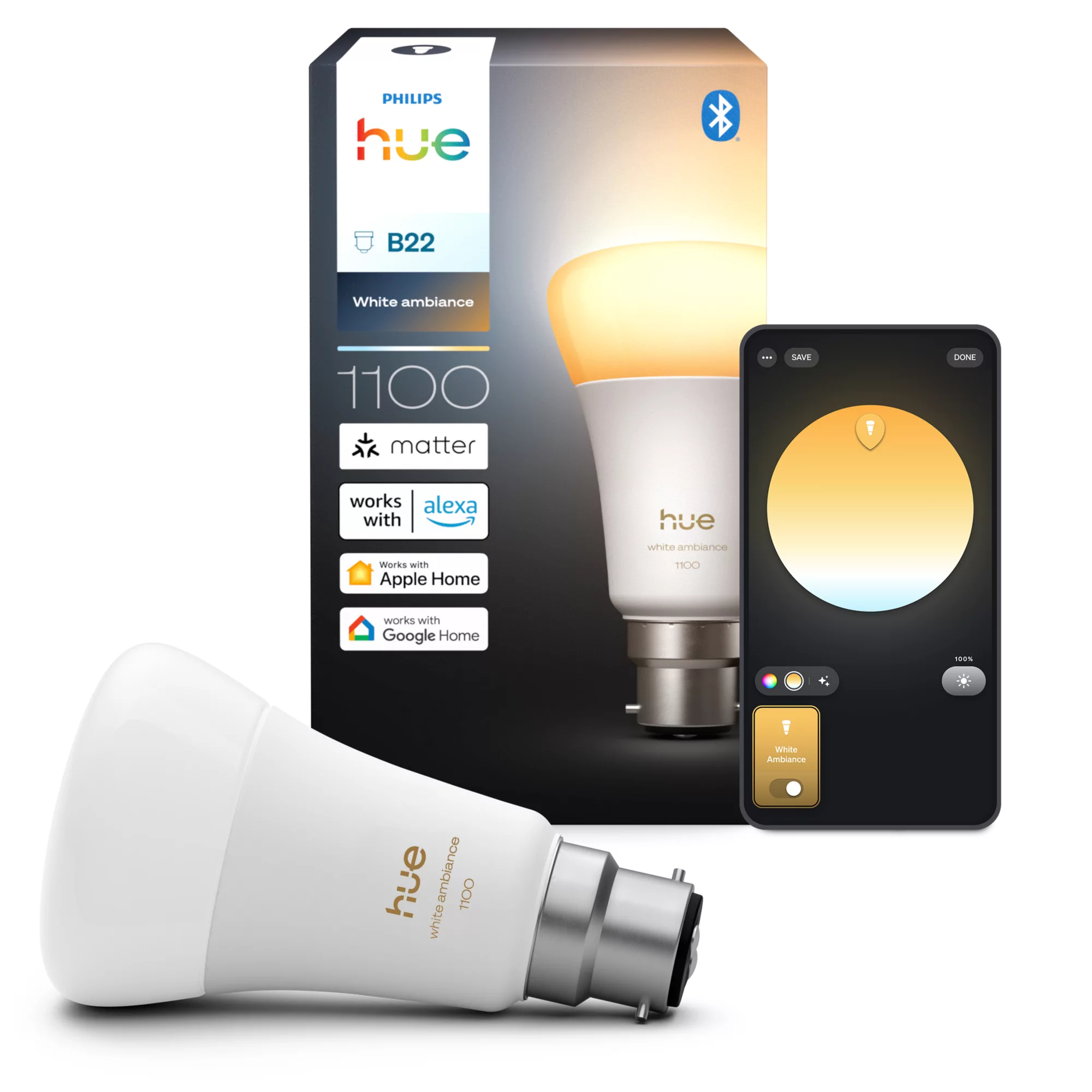 Philips by Signify Philips A60 – B22 smart bulb – 1100 – image 3