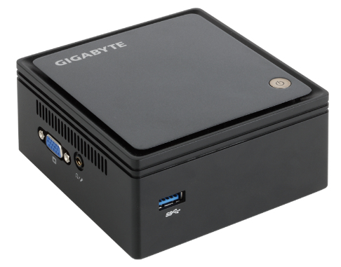 GIGABYTE GB-BXBT-2807-250/4 PC/workstation barebone UCFF Black N2807 BGA 1170 – image 1