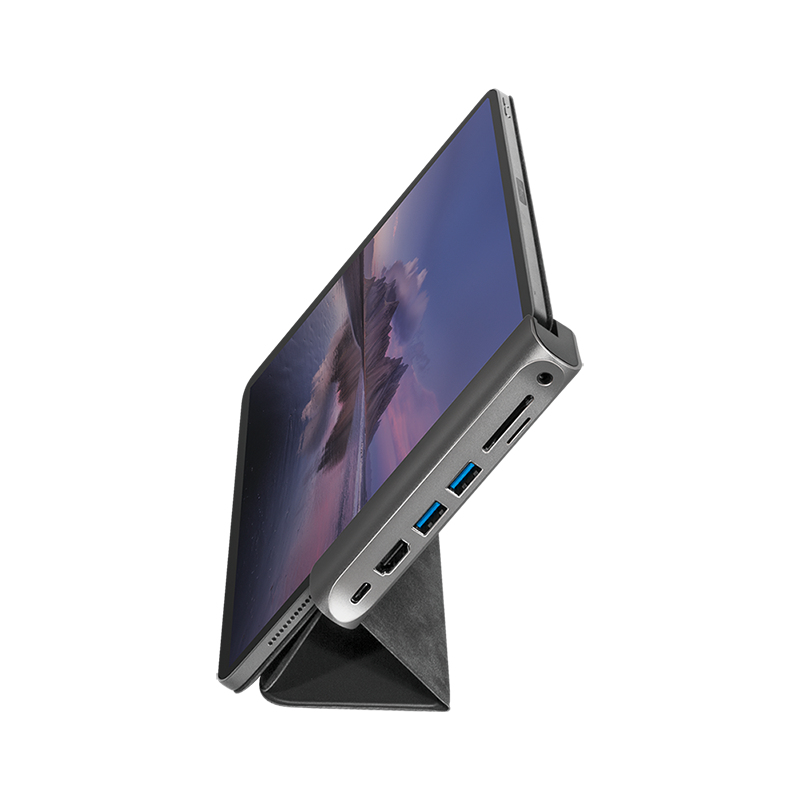 LogiLink UA0385 laptop dock/port replicator USB Type-C Black, Silver – image 7