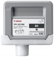 Canon PFI-301BK Pigment Black Ink Cartridge