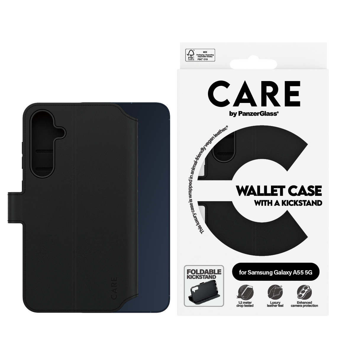 PanzerGlass CARE™ by PanzerGlass® Wallet Case w. Kickstand Samsung Galaxy A55 5G – image 2