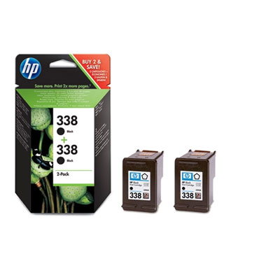 HP 338 2-pack, Black