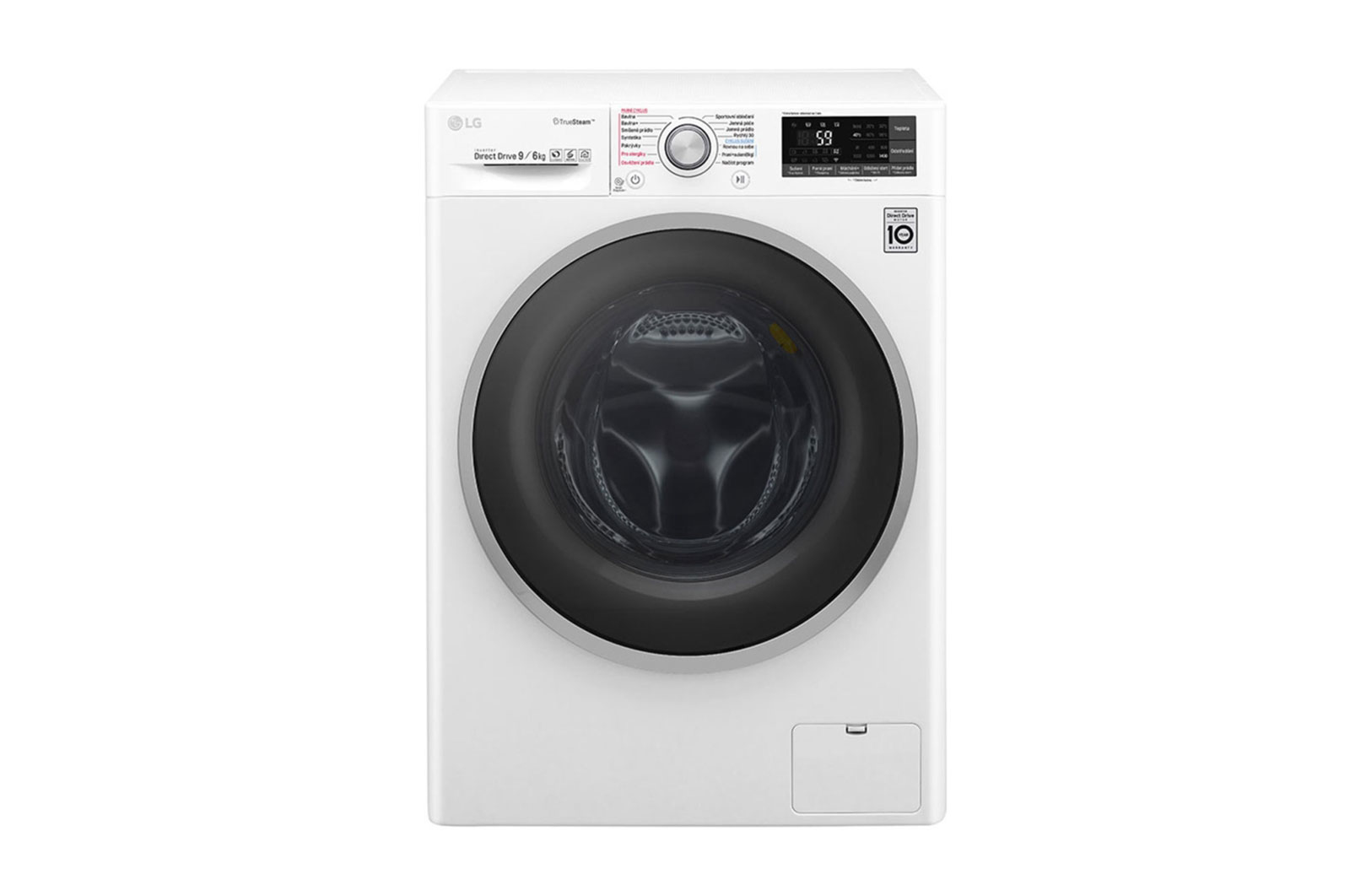 LG F94J6VG0W washer dryer Freestanding Front-load Black, White