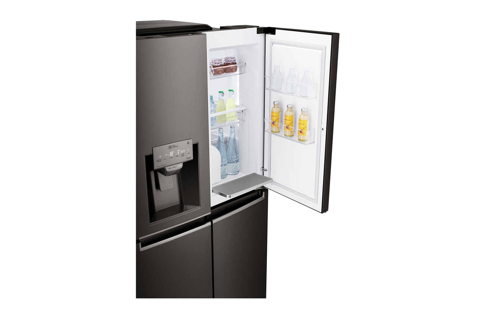 LG GMS9331SB side-by-side refrigerator Freestanding – image 3