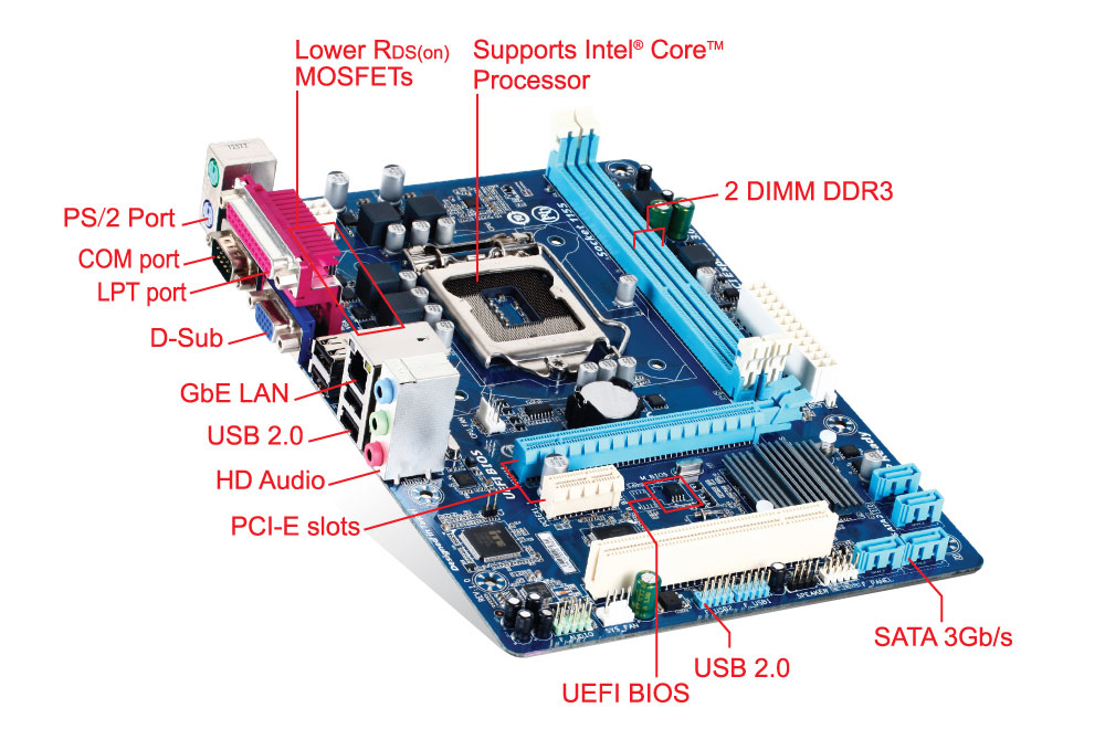 GIGABYTE GA-H61M-WW (rev. 1.0) – image 5