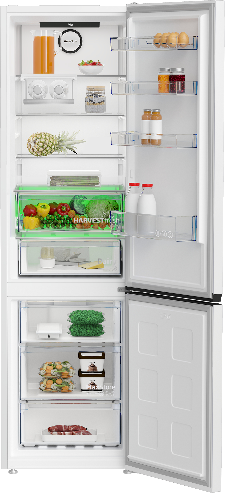 Beko B5RCNA406HW fridge-freezer Freestanding – image 3